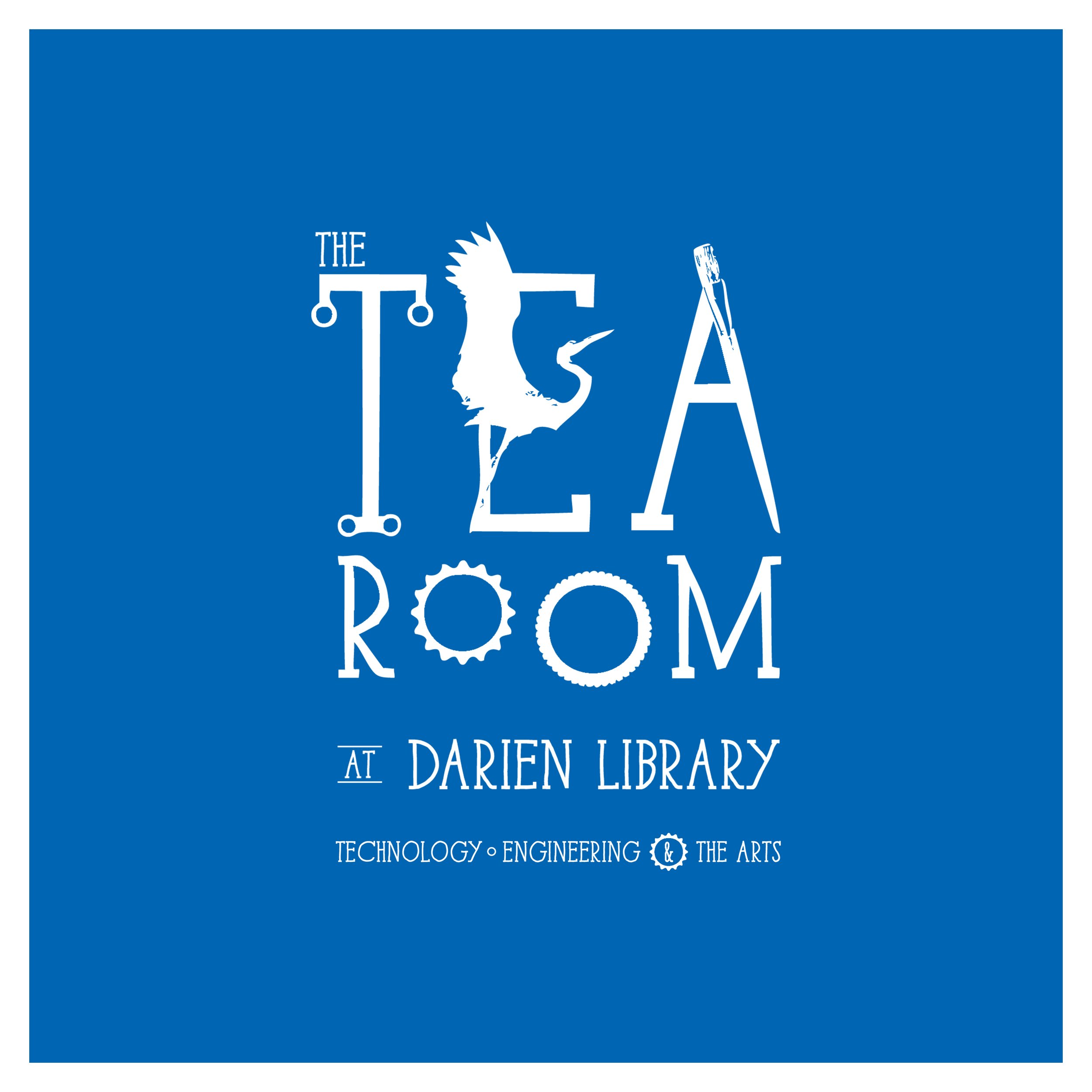 Darien Library / The Tea Room / Logo