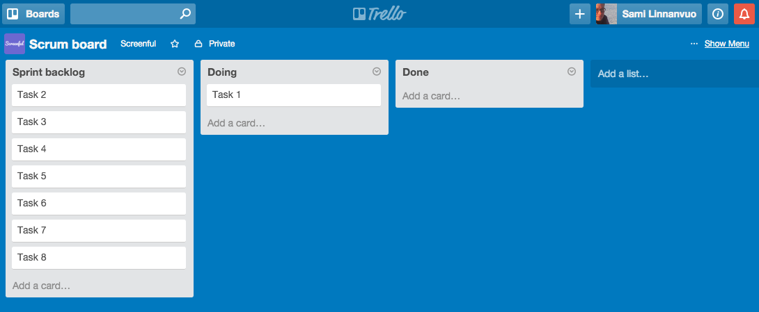 Working in sprints with Trello just got easier Screenful. 