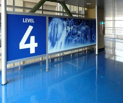 Themed Parking Deck Signage