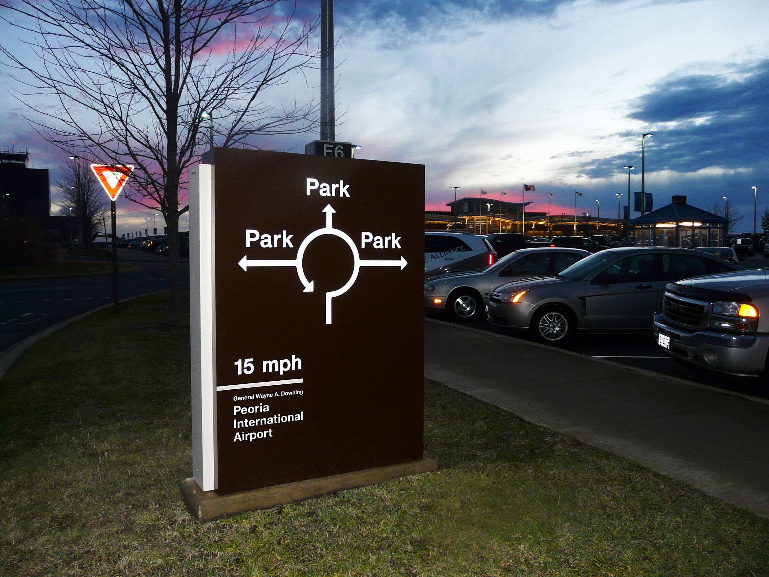 Airport Parking Signage