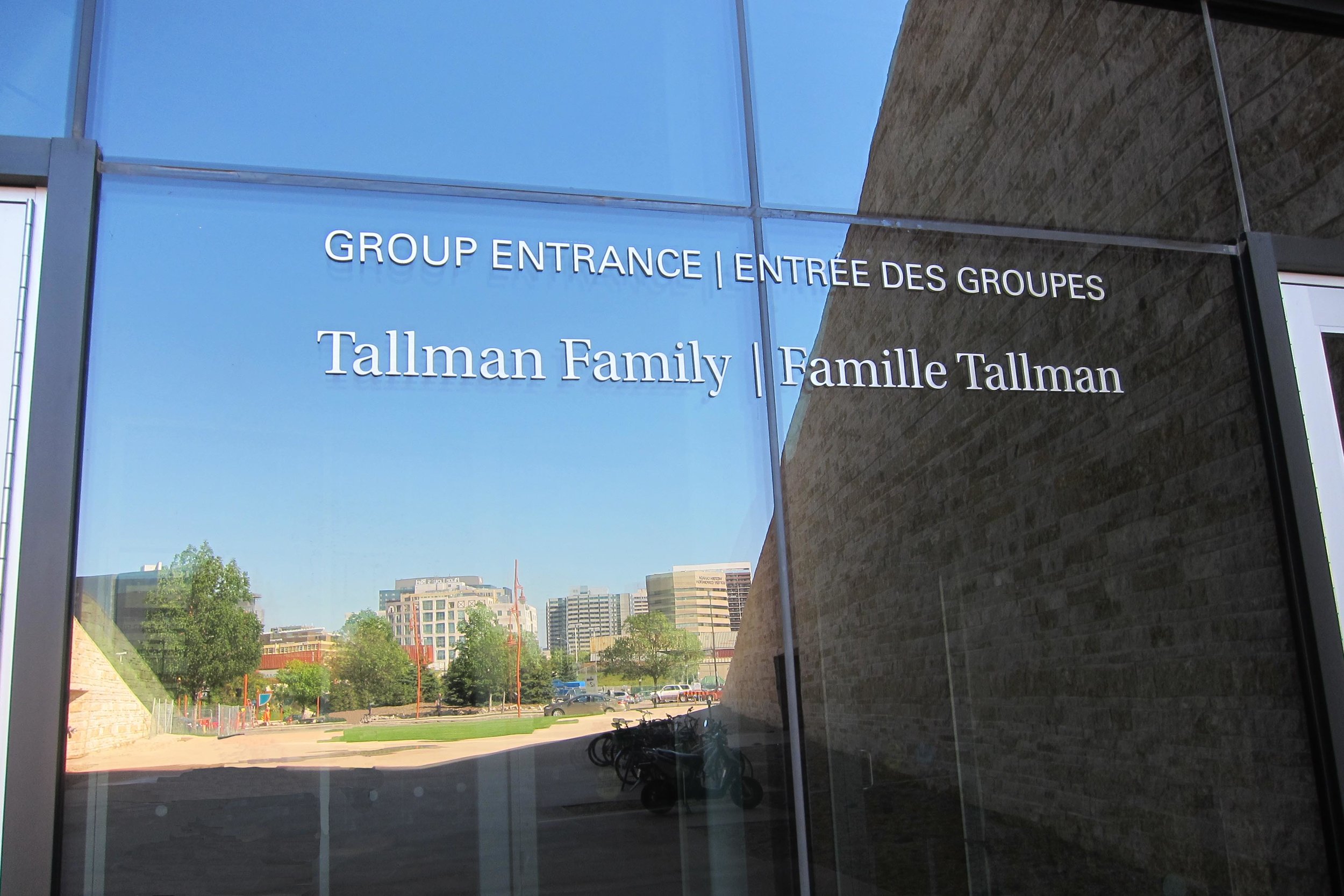 Exterior Signage On Glass