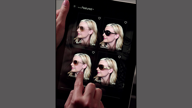 Glasses.com In App Tutorial for ipad