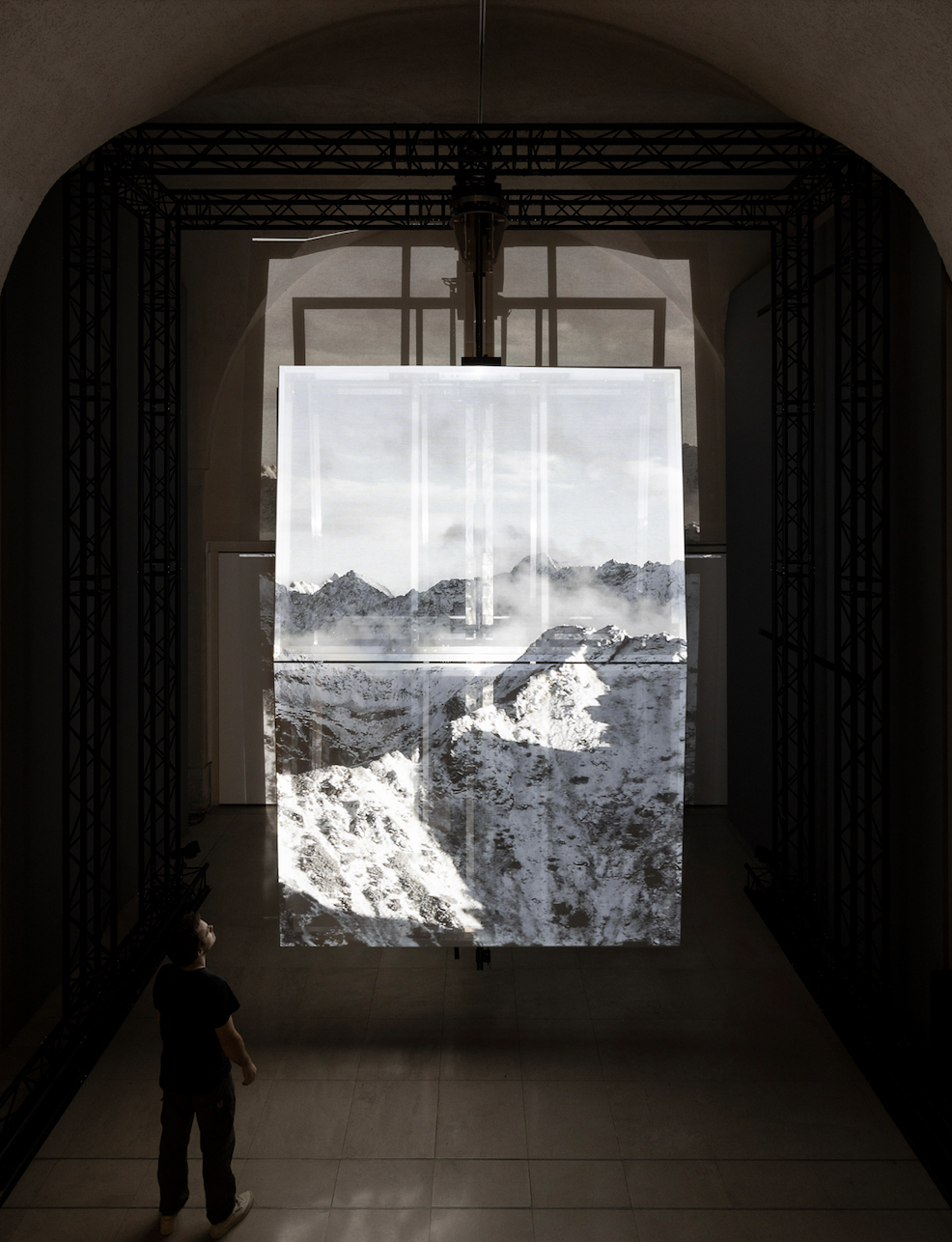 Body For Ai, 2025, Kinetic Video Installation