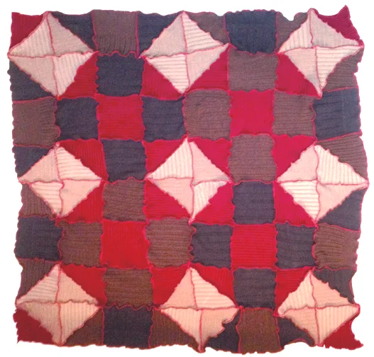 Recycled Sweater Throw, 2012