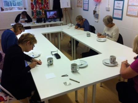 The workshop in action - very tranquil!