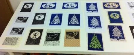 So many creative results from the Lino Printing!