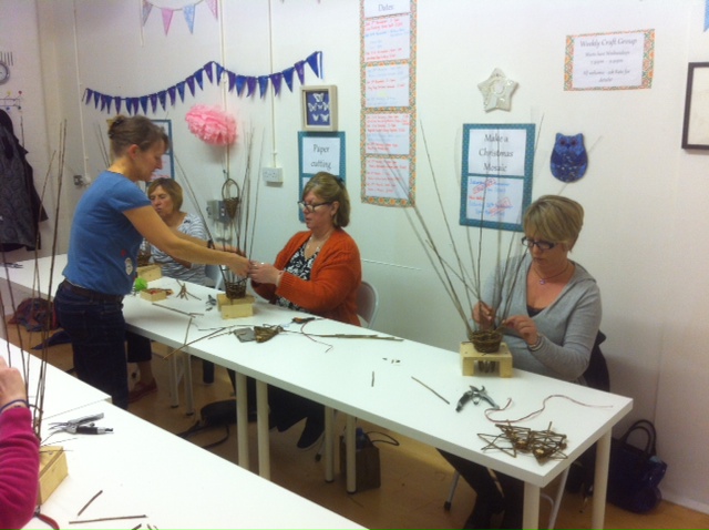 Angel making in action