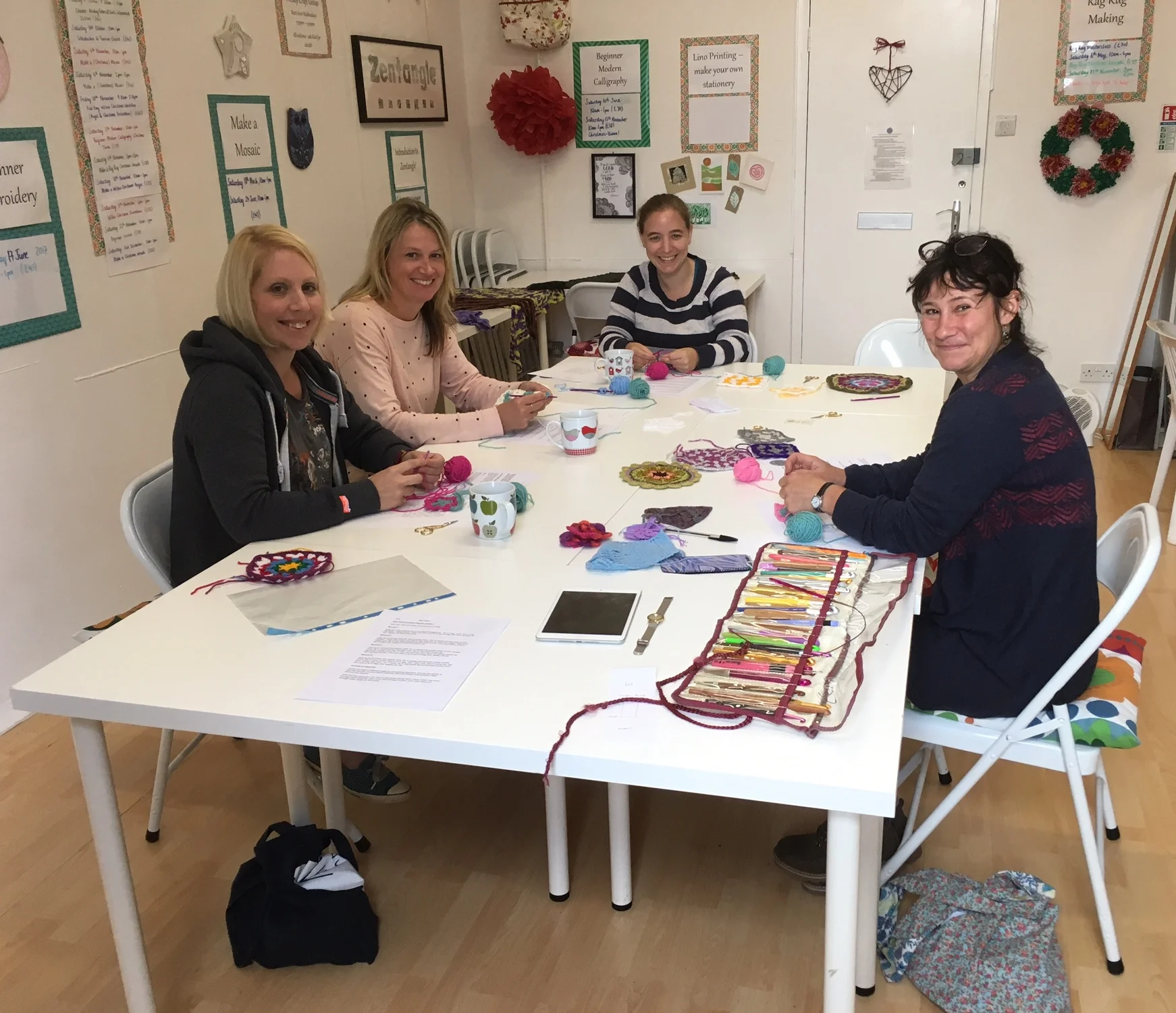 Today's beginner crochet workshop