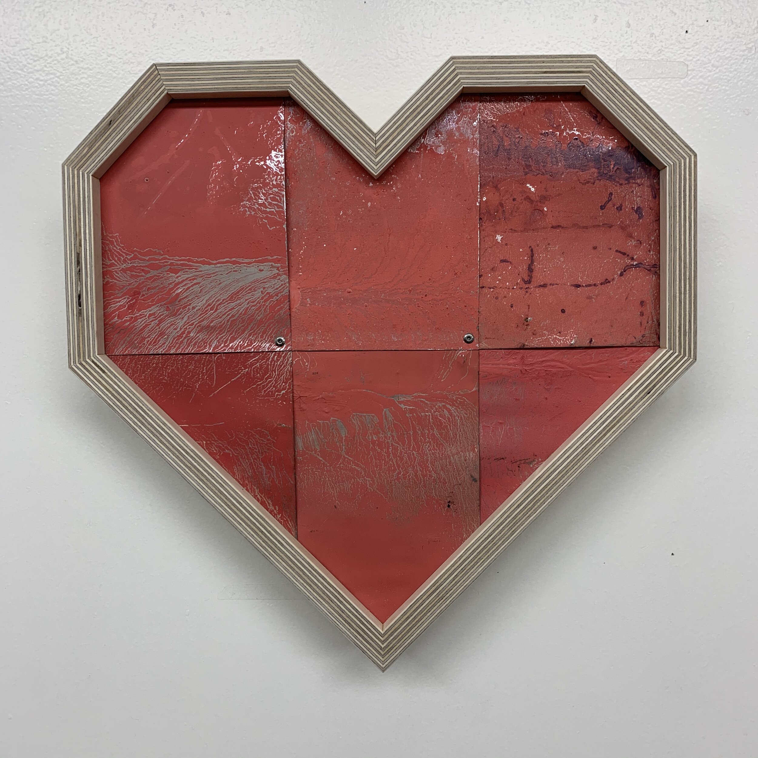 Mini Heart - Raspberry