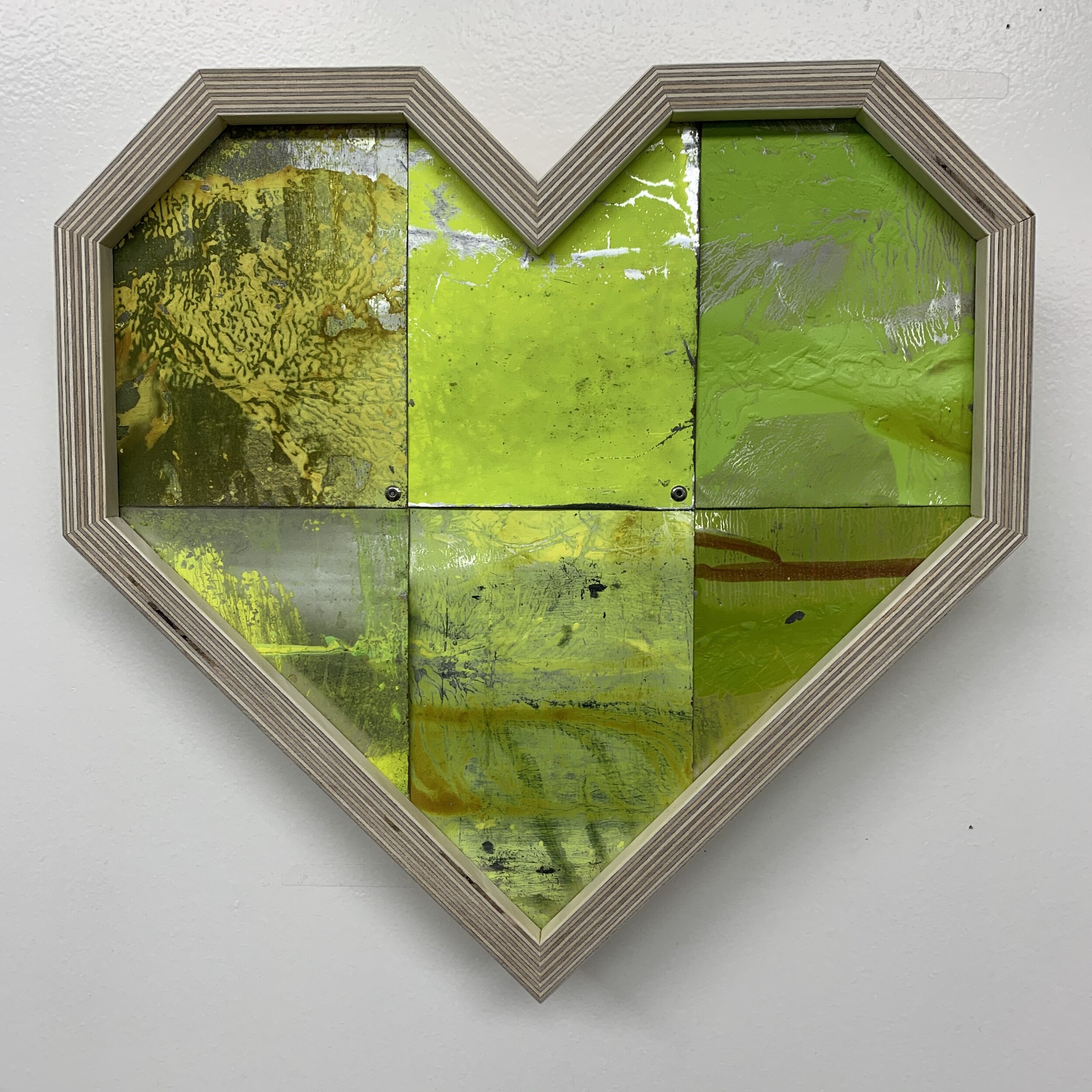 Mini Heart - Toxic Green 1/1