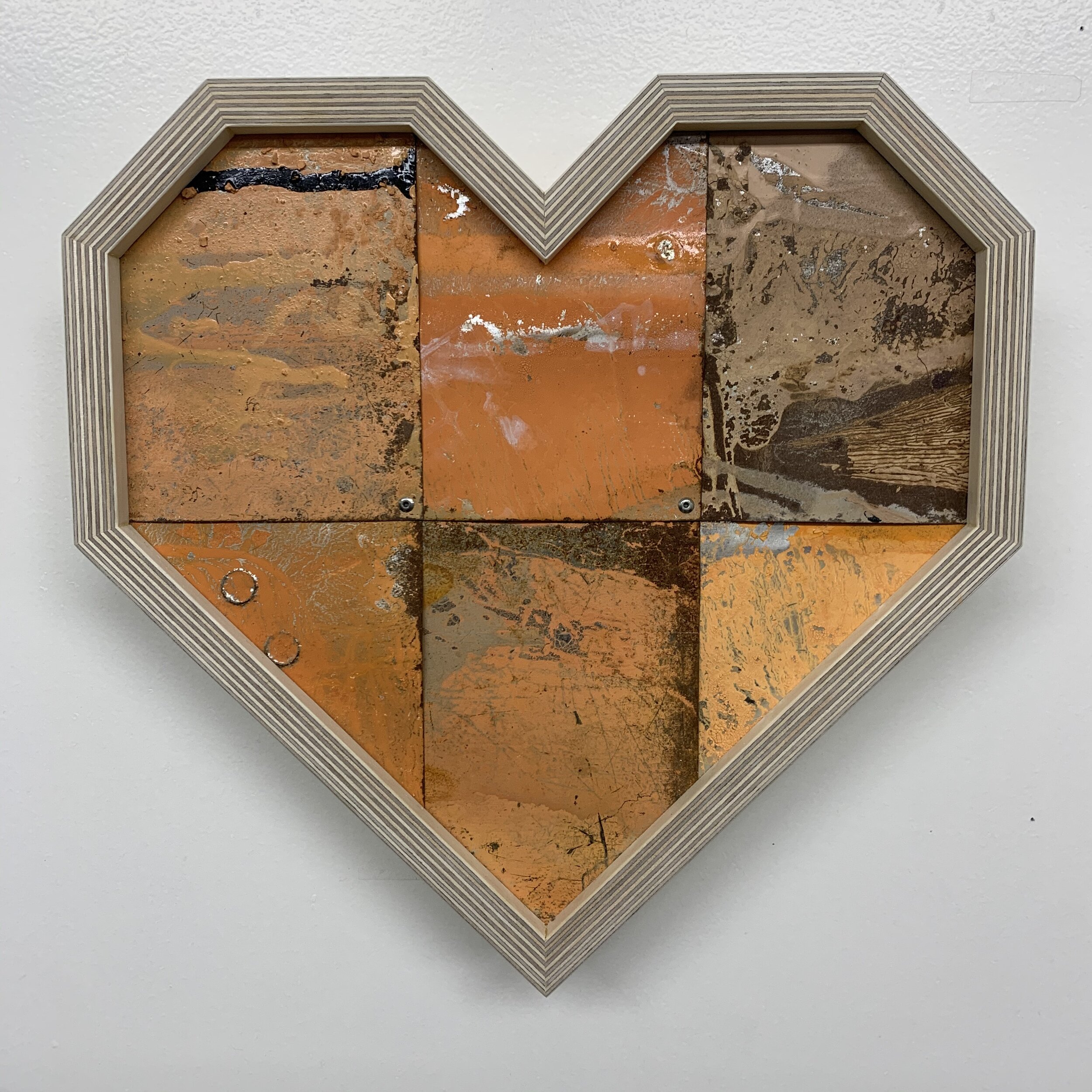 Mini Heart - Fall Orange 1/1