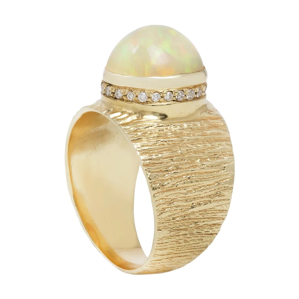 opal dome ring — ZAVER MOR JEWELRY GALLERY