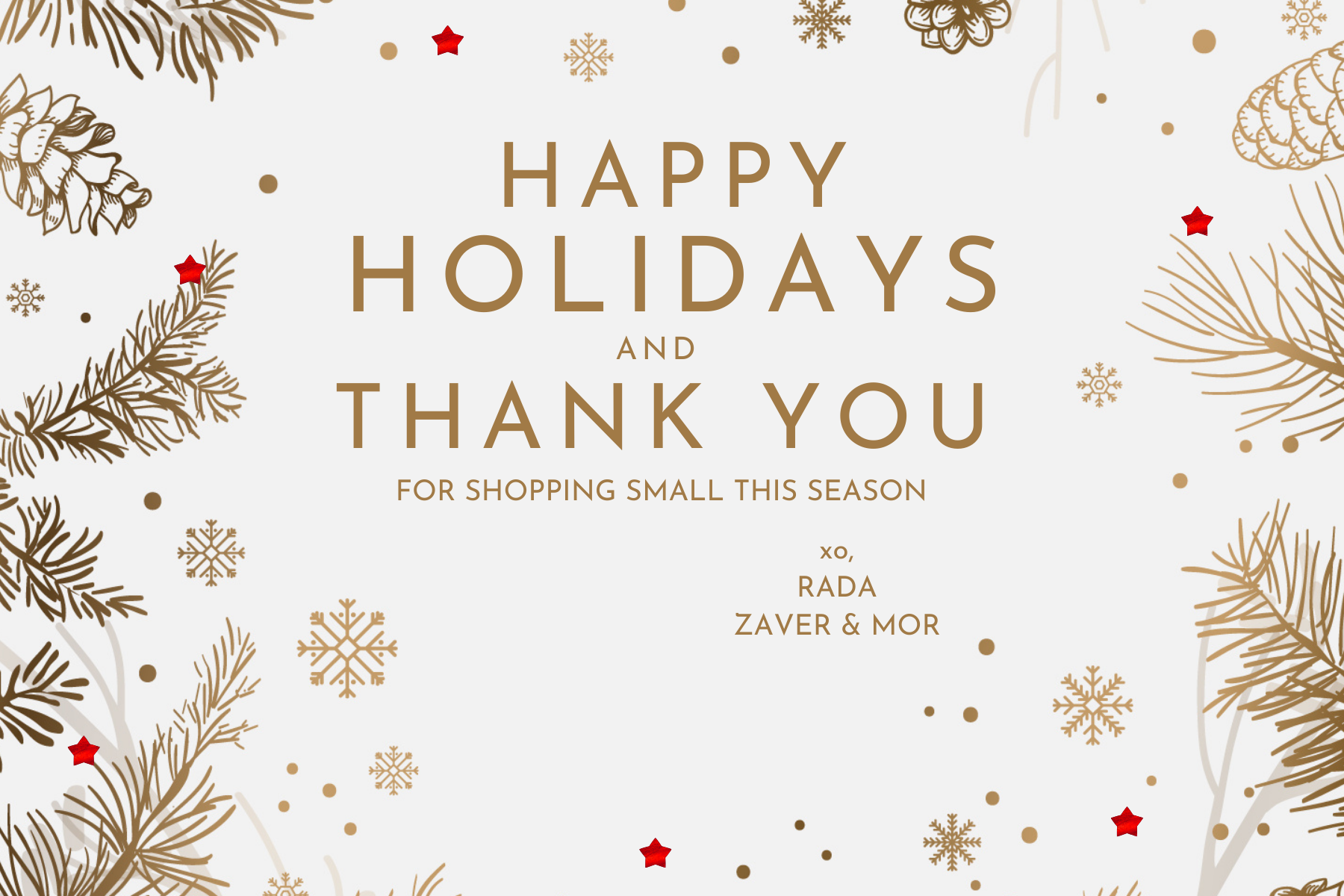 Brown and Golden Happy Holidays Christmas Card.png