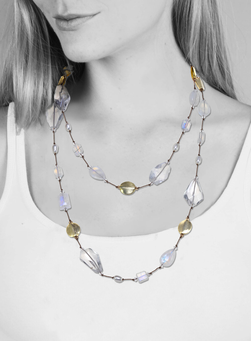 Urban Outfitters Margot Delicate Pearl Layering Necklace in Silver, Women's at Urban Outfitters