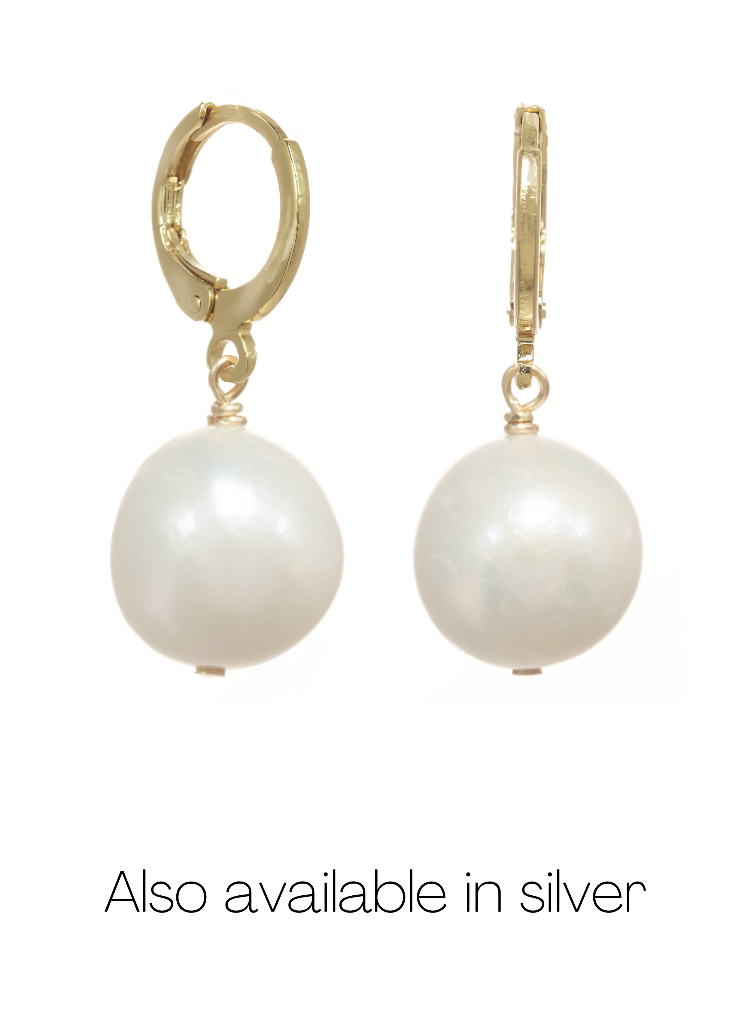 White baroque pearl