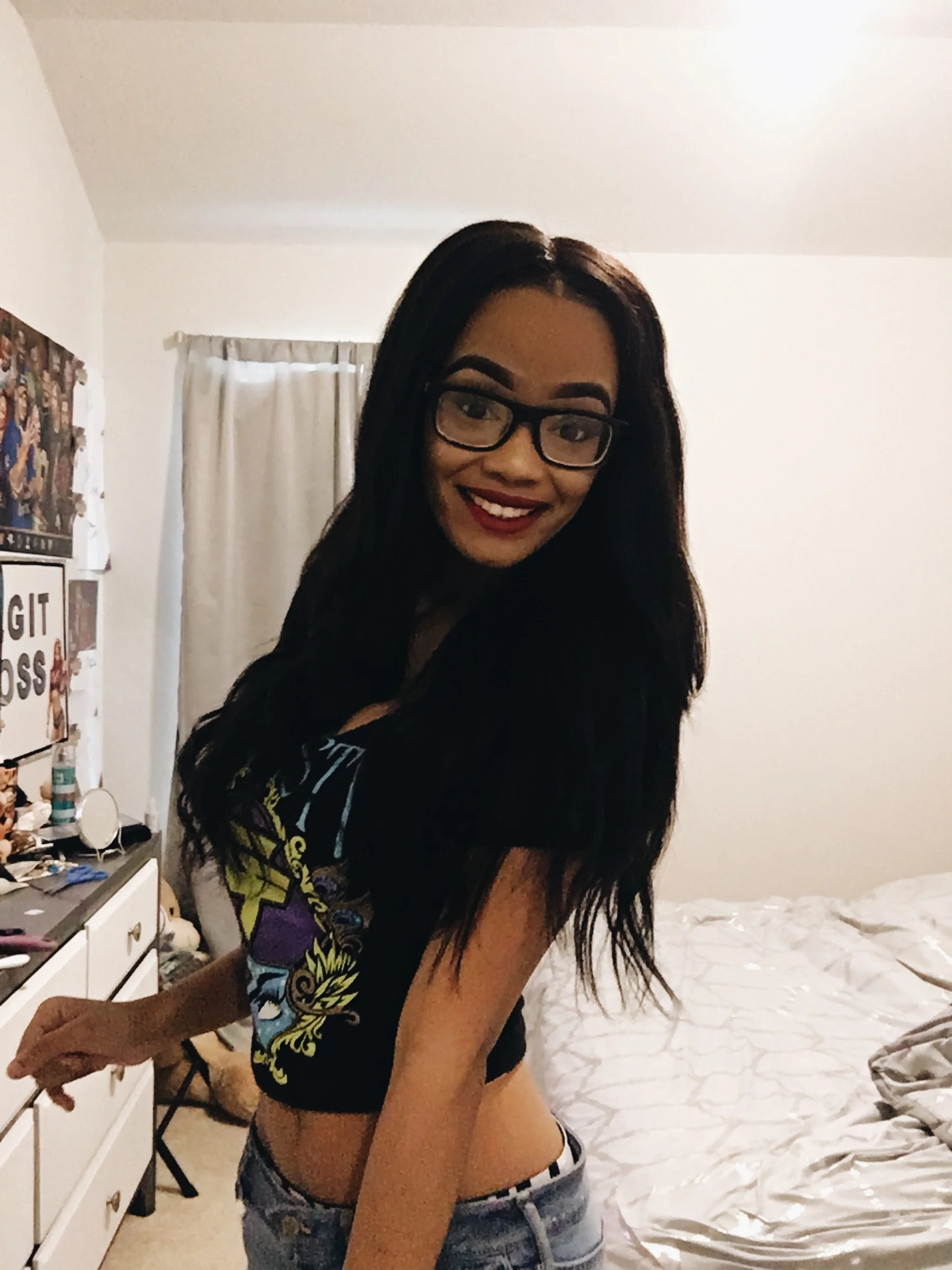 Angel repping her crush Charlotte