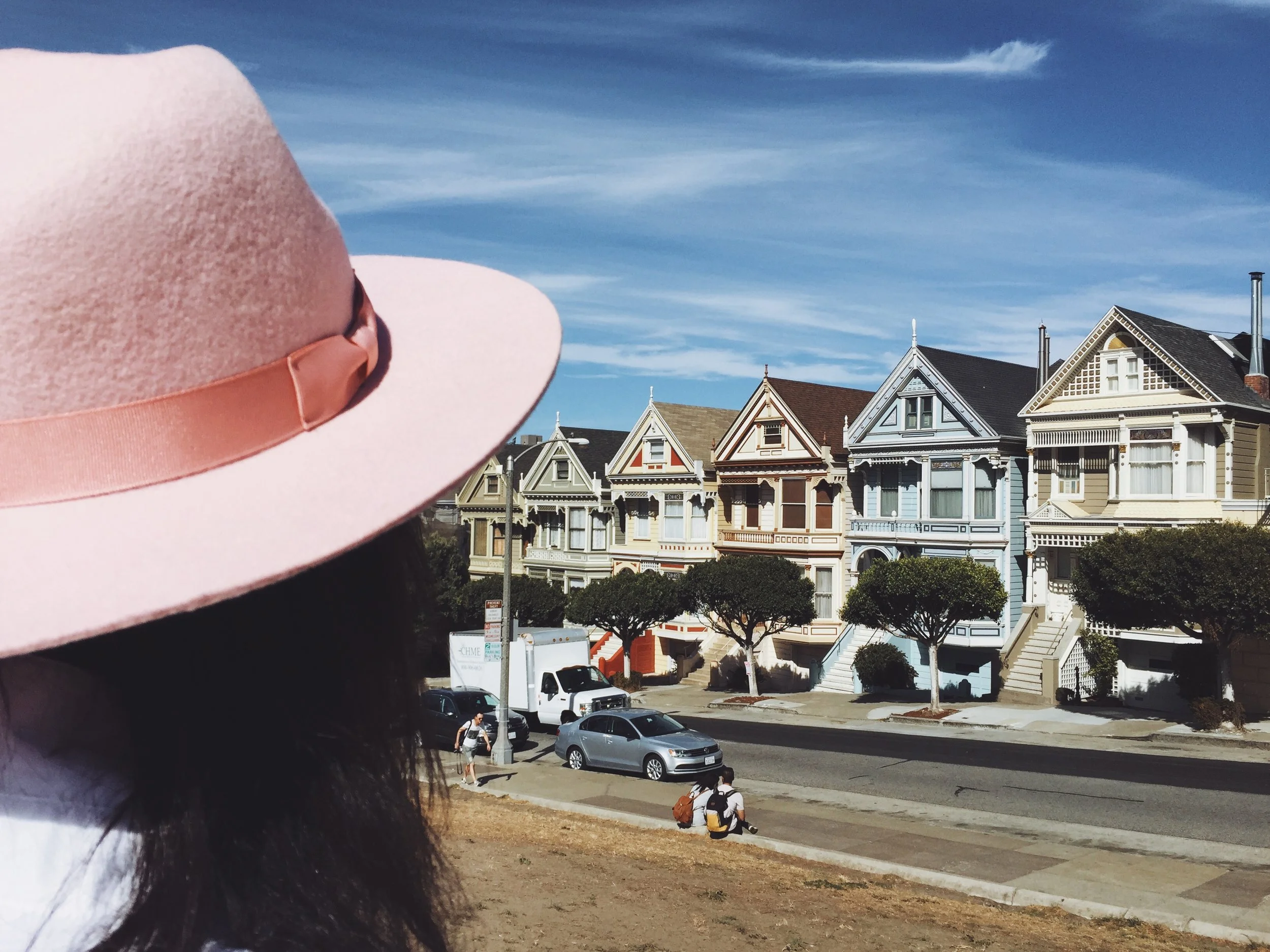 The+painted+ladies+in+San+Fran+Claire+Leana+Millar+in+Pink+Fedora.jpg