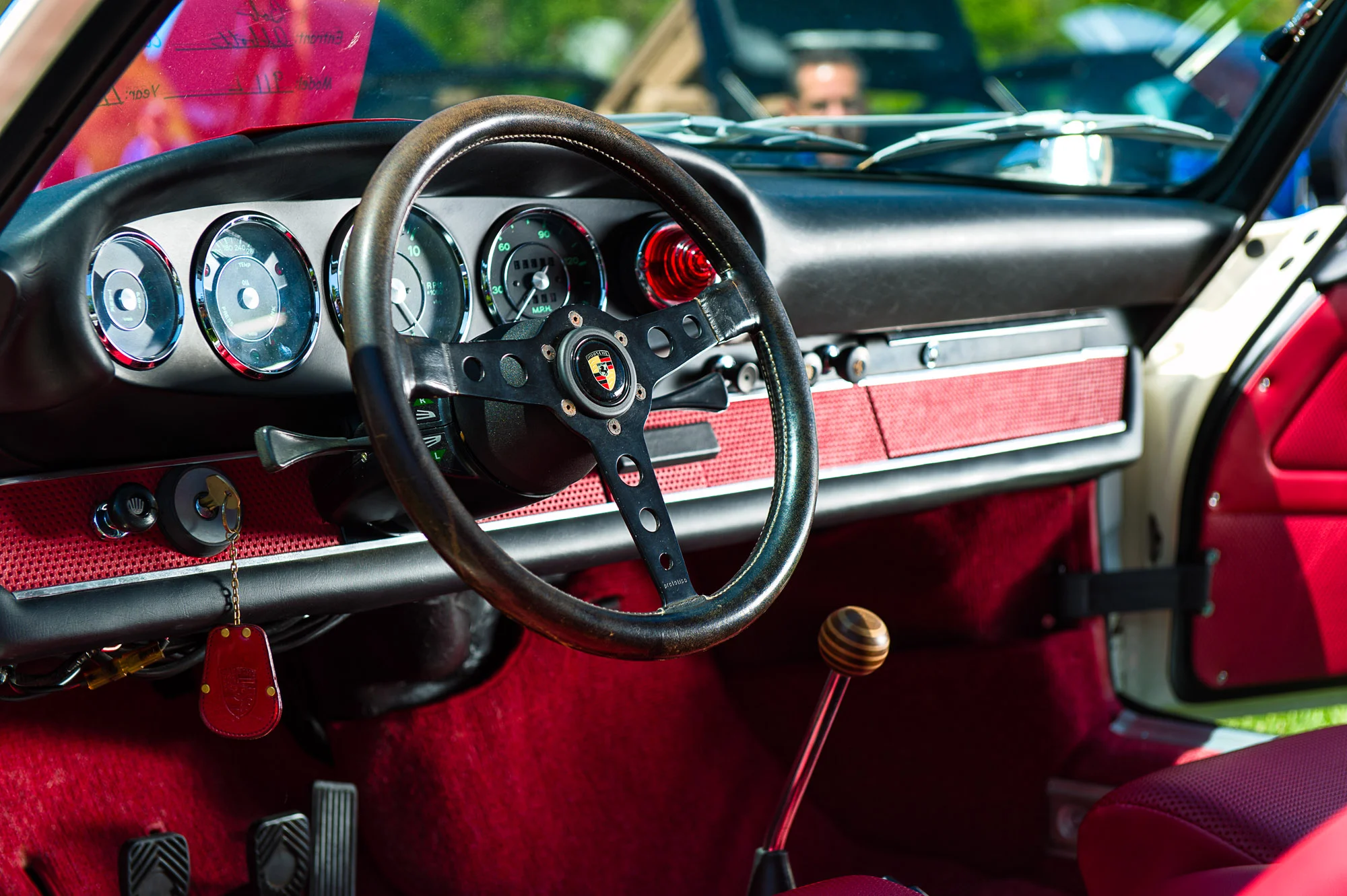 Interior shot at car show