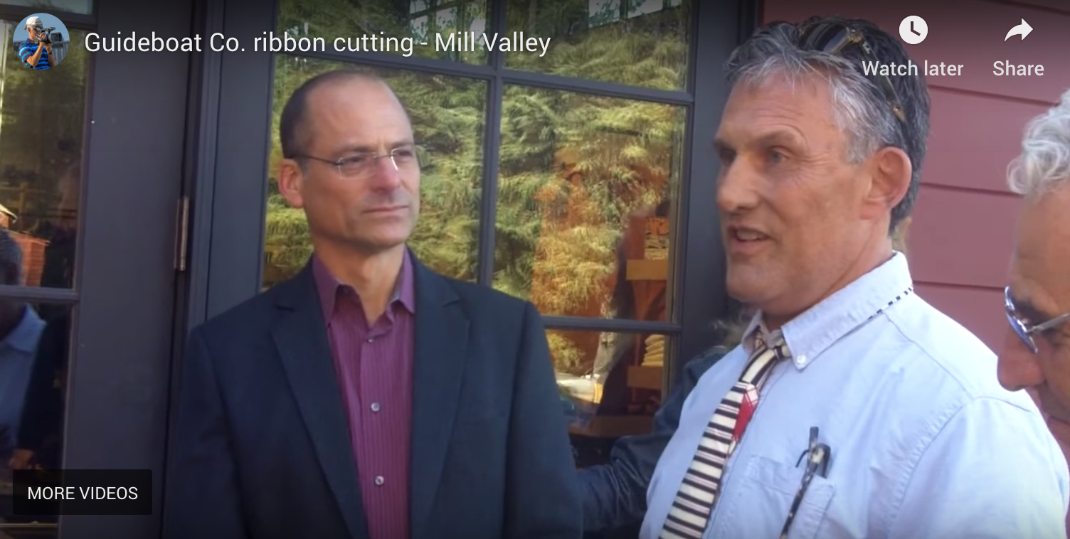 Mill Valley Chamber of Commerce - Guideboat Co. ribbon cutting - Mill Valley