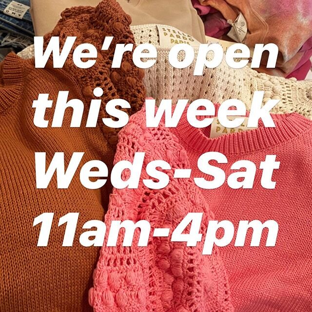 We&rsquo;re open!  Come in and see us, we&rsquo;ve missed you!
.
.
.
#safeshopping #summeressentials #shoplocal #shoptheedit