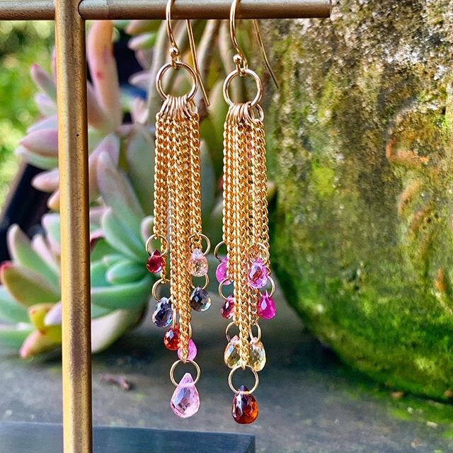 🌈 Rainbow 🌈 Sapphire 🌈Love 💜🌈🌈🌈🌈🌈🌈🌈🌈🌈🌈🌈🌈🌈🌈🌈🌈🌈🌈🌈🌈#loveislove #pride #loveisallyouneed #jewelrylover #lovejewelry #earringlove #madewithlove #wearwithlove #belove