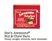 See's Awesome Nut and Chew Bars