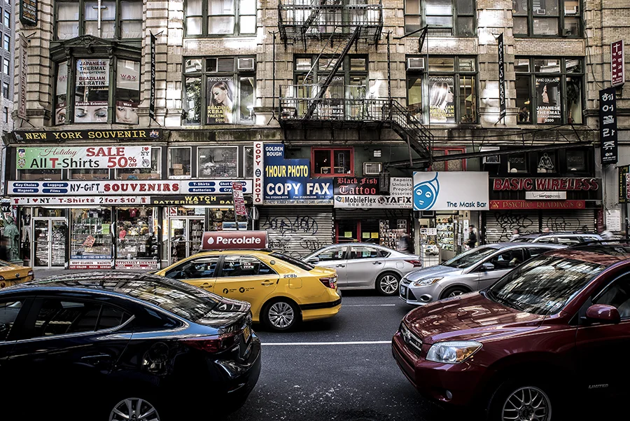 Sensory Overload (that's a lot of signage)
