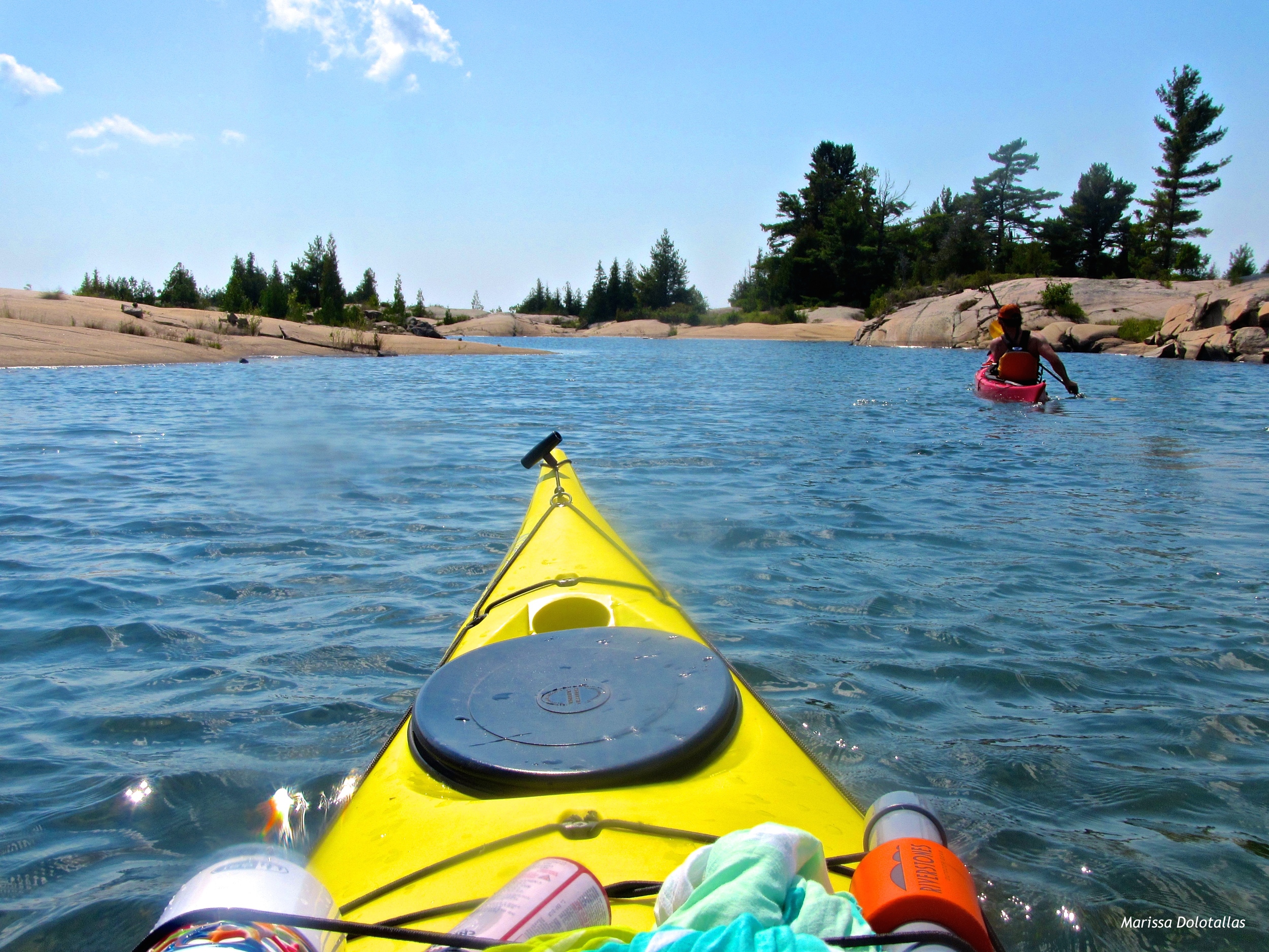 Kayak camping in Georgian Bay