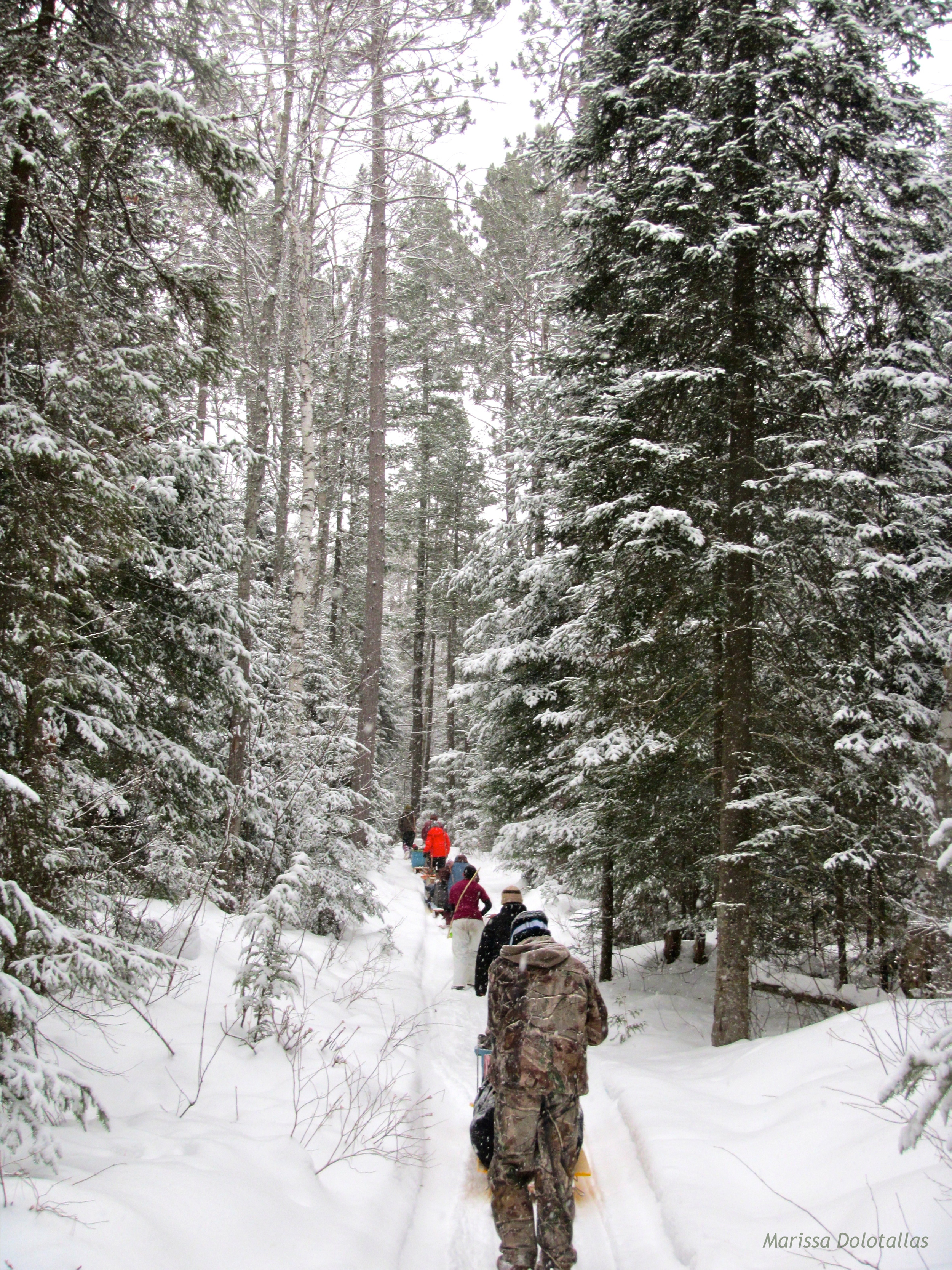 Winter camping