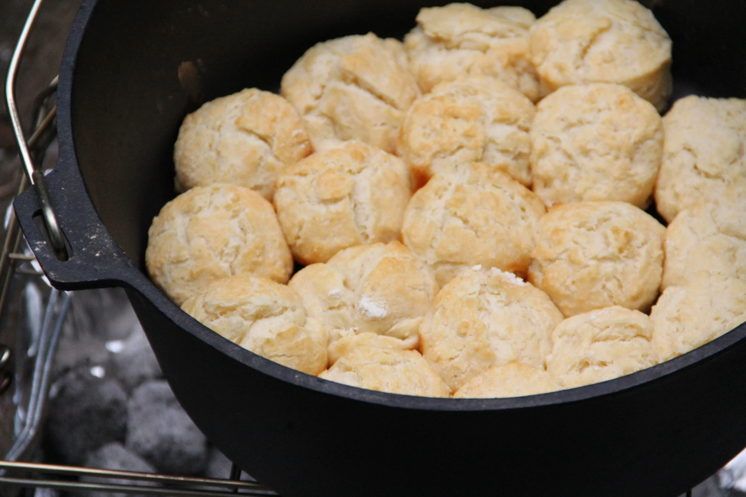 Dutch Oven Buttermilk Biscuits