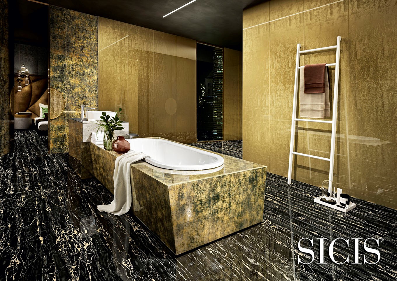 A mix of modernity and contemporary style held within the glass