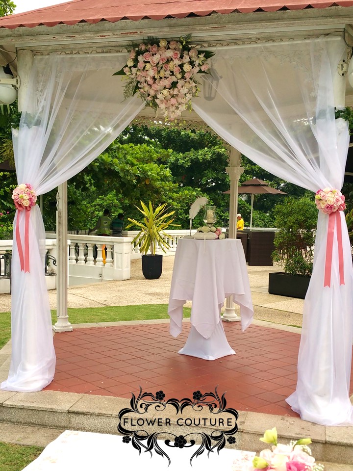 Alkaff Mansion Gazebo Wedding Decoration