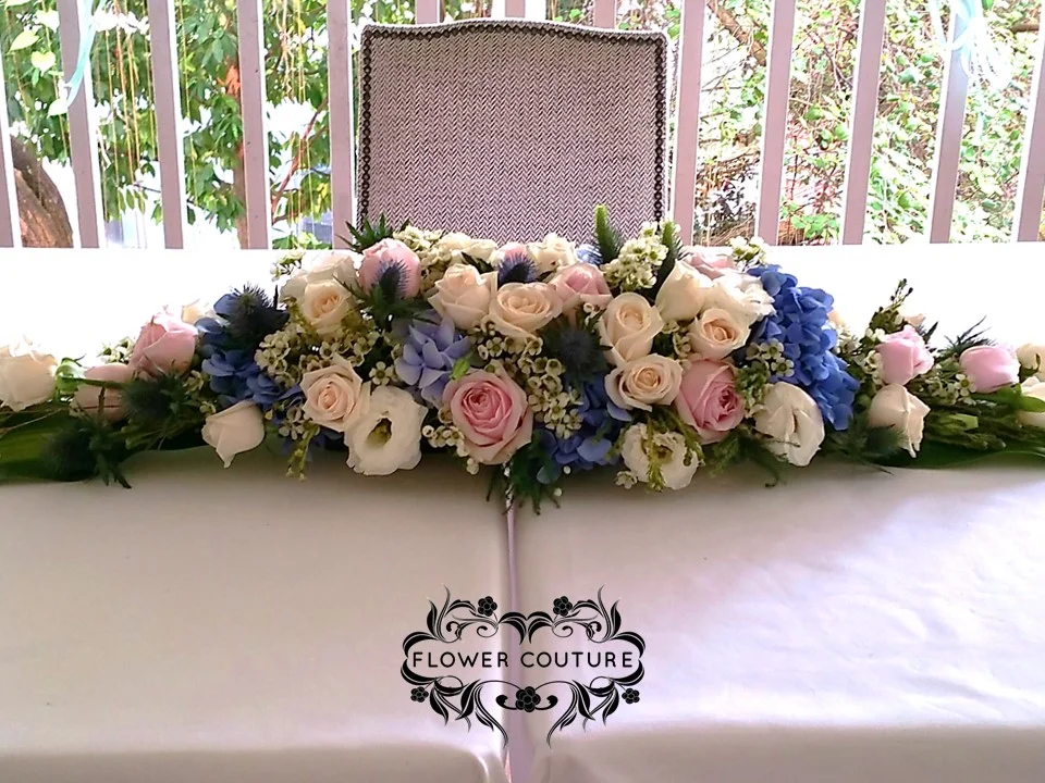 Solemnisation Table Centerpiece at Lewin Terrace