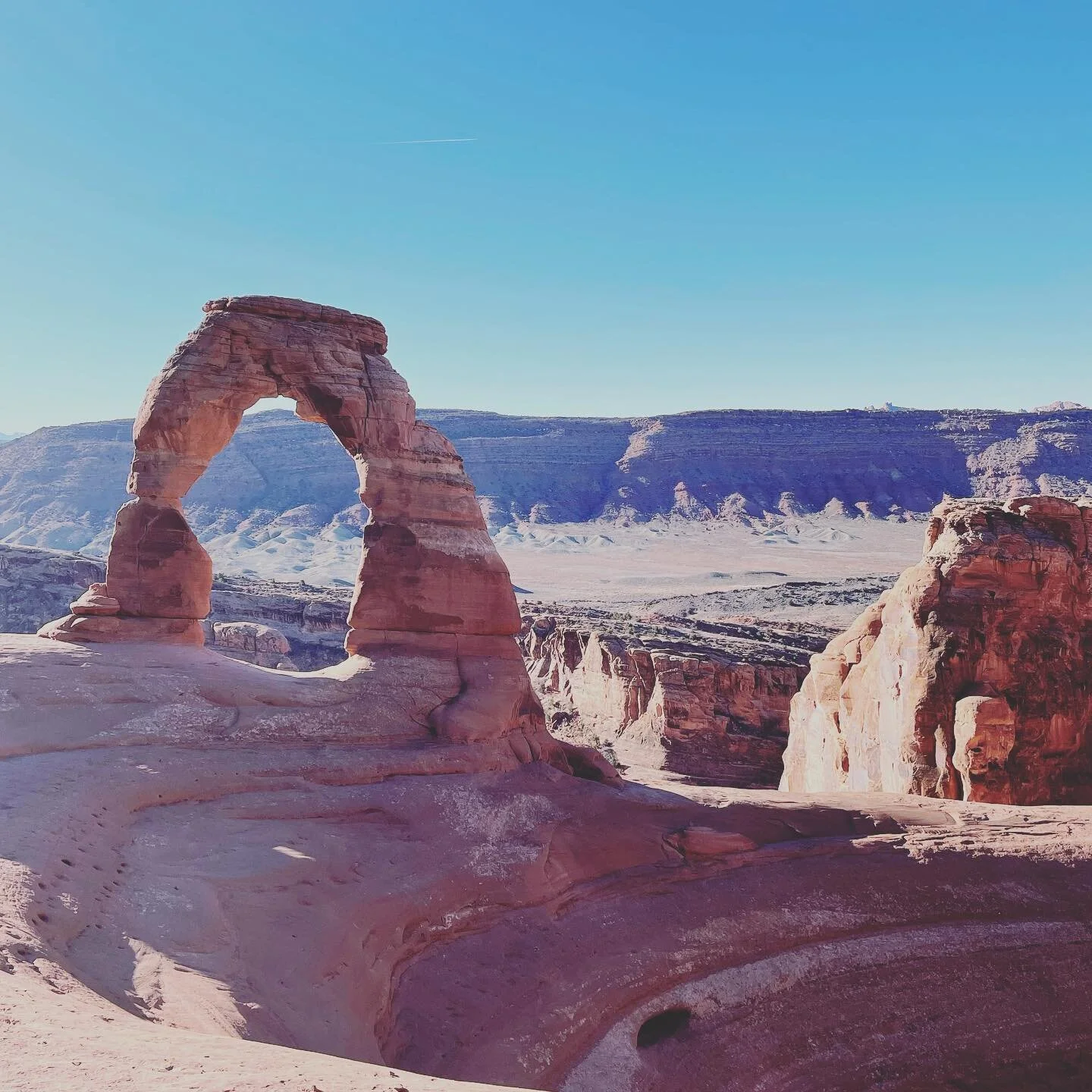 Arches: Navajo Sandstone of Middle Jurassic Age.