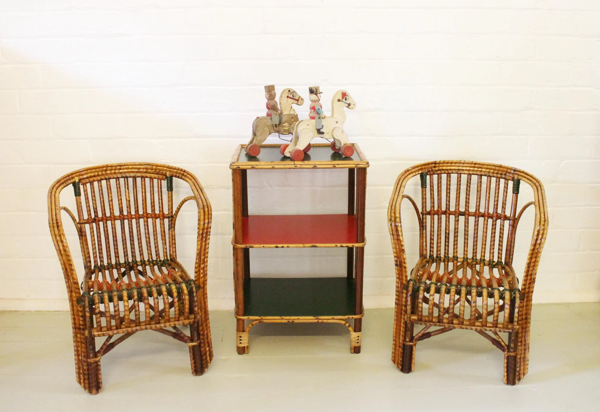 A pair of Vintage Cane Children's Chairs.jpg