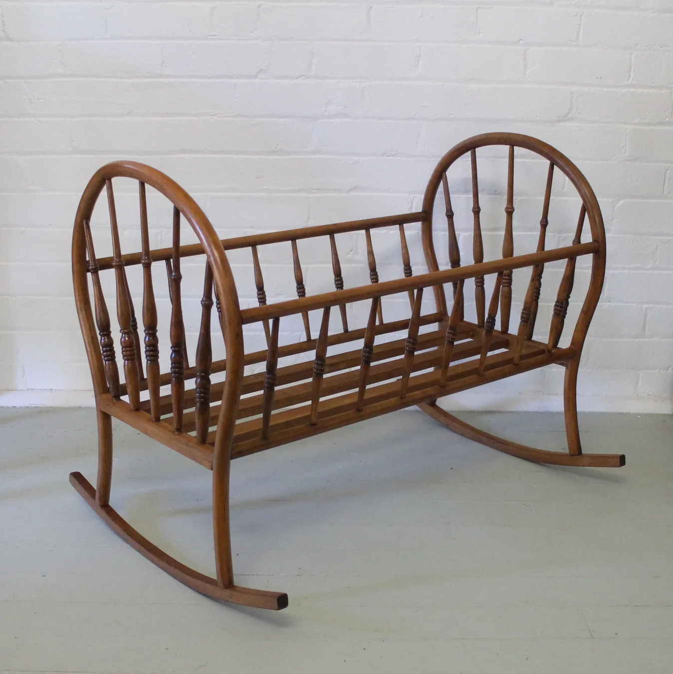 antique rocking cradle