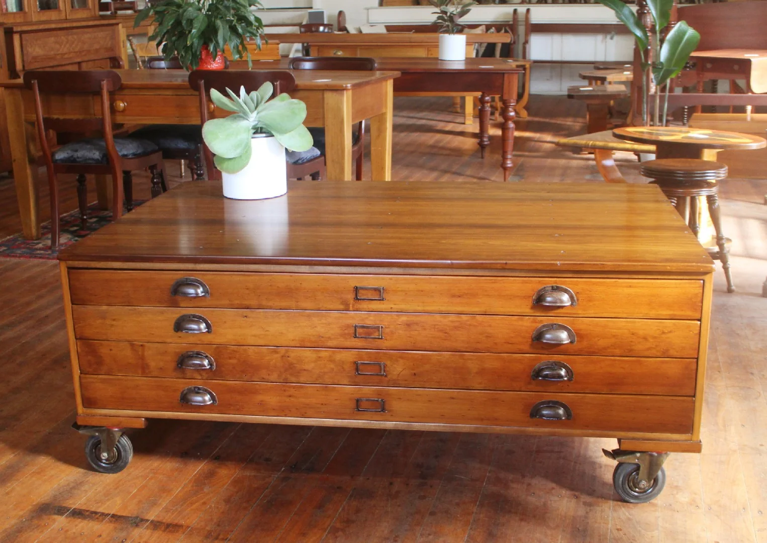 antique vintage map drawers