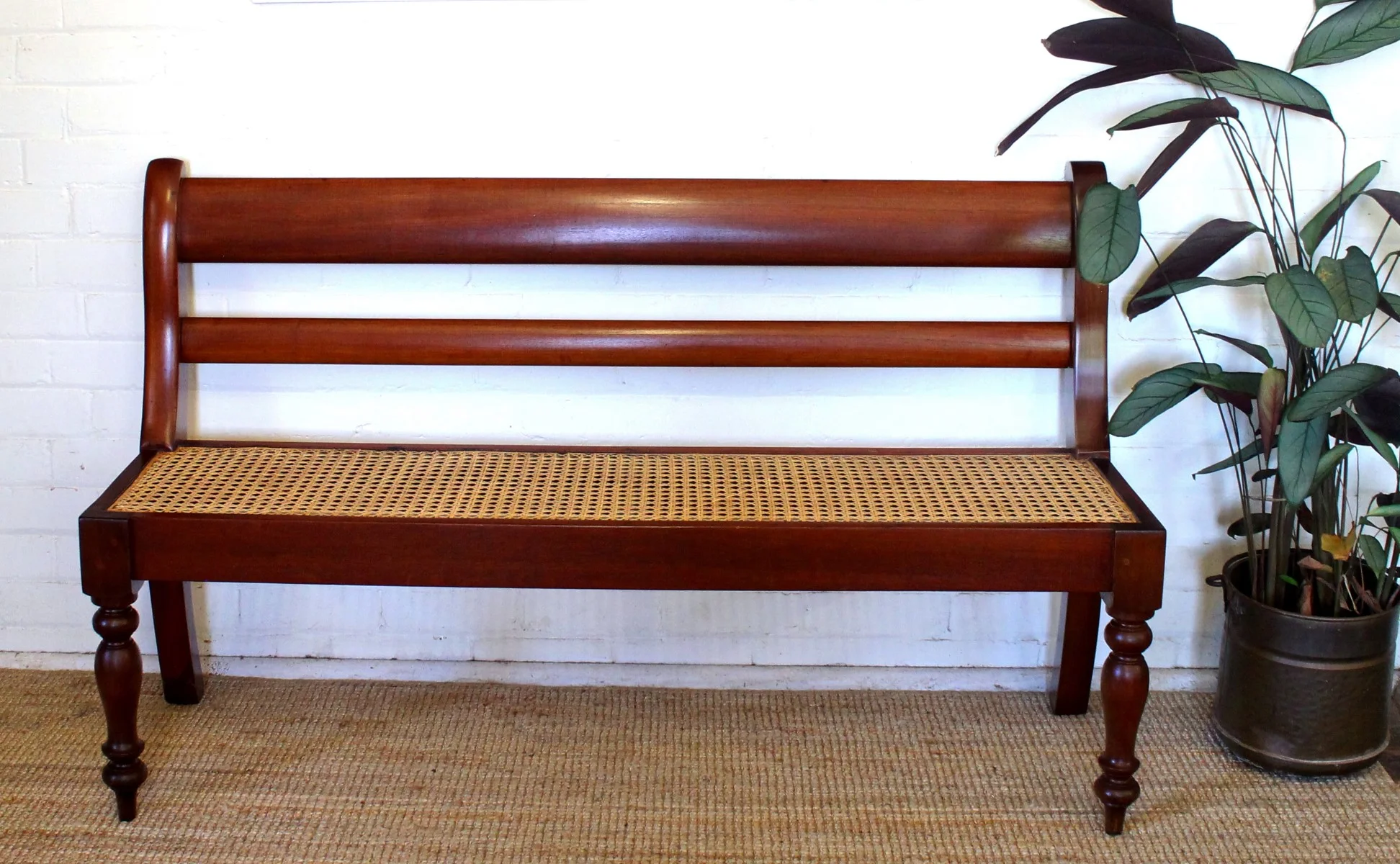 Antique Australian Cedar Bench Seat.jpg