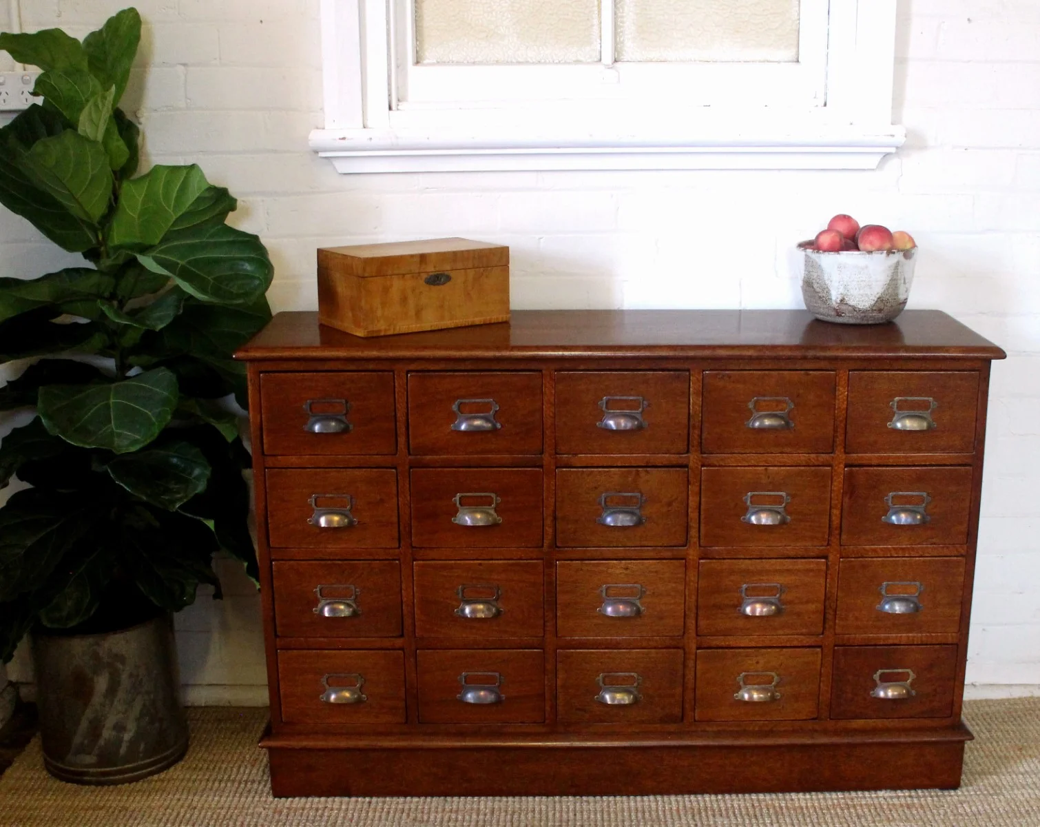 Vintage Silky Oak Filing Drawers.jpg