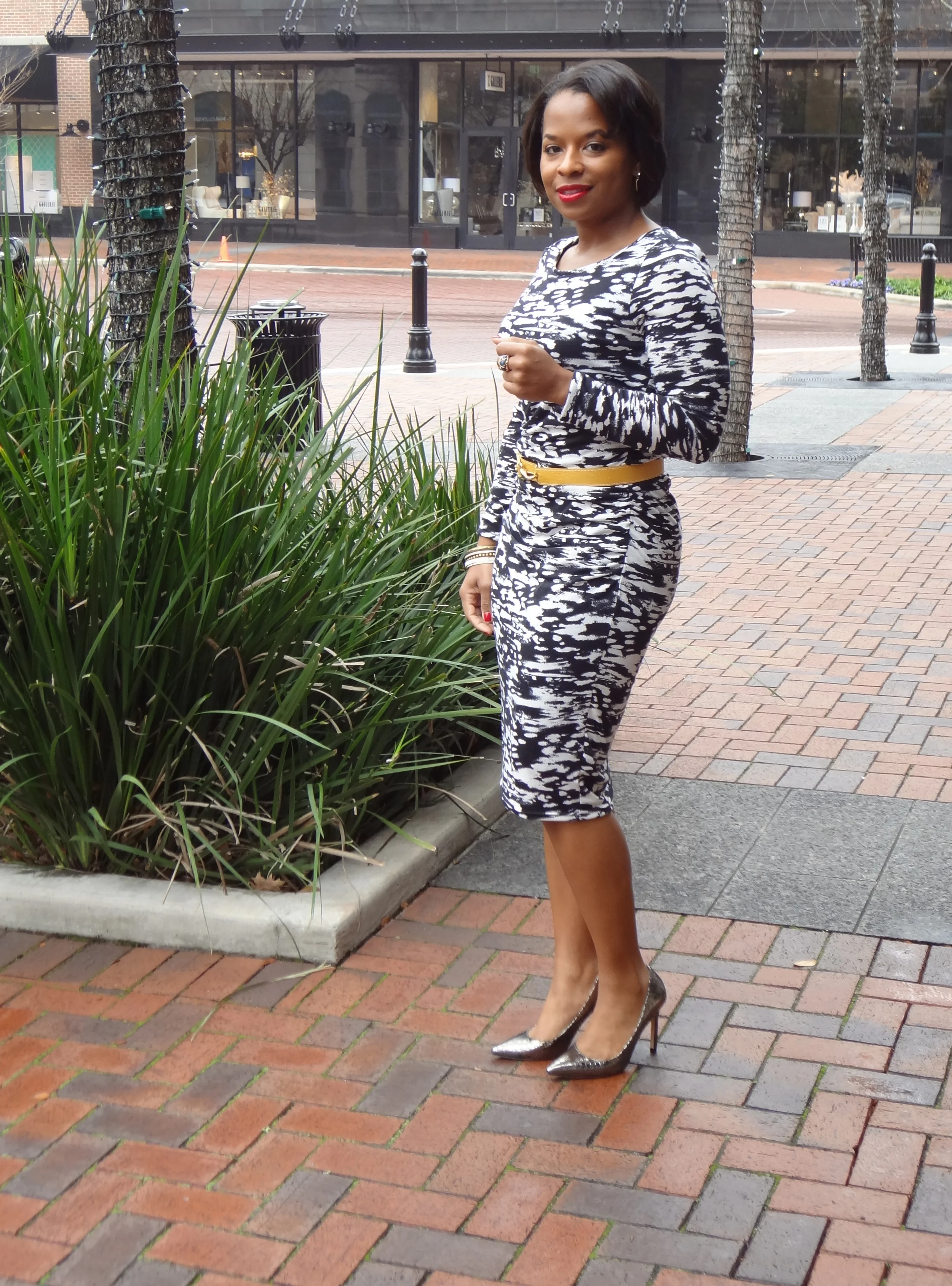 Dress: DIY Belt: DIY Shoes: Ivanka Trump