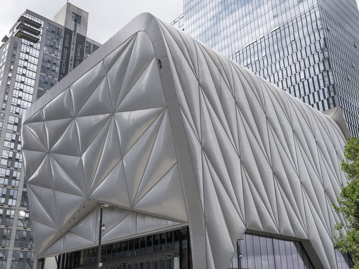 The Shed, Diller Scofidio + Renfro, located in Hudson Yards, NYC. 