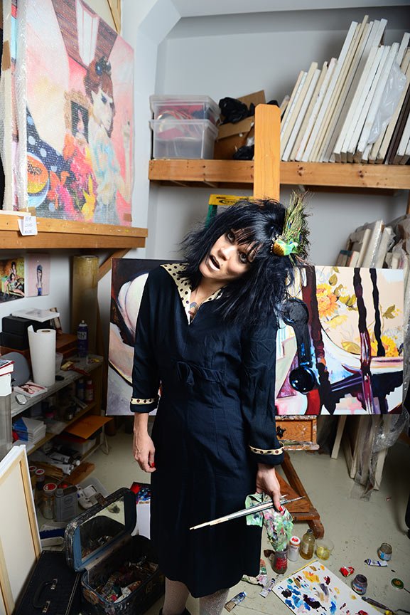 Heather Morgan in her Greenpoint, Brooklyn studio