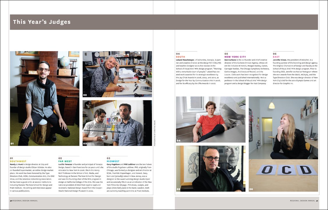 Print Magazine design judges