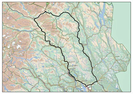 Forslag til avgrensing av planområdet/utredningsområdet, jfr. planprogram. Kartarbeid: Norsk Villreinsenter