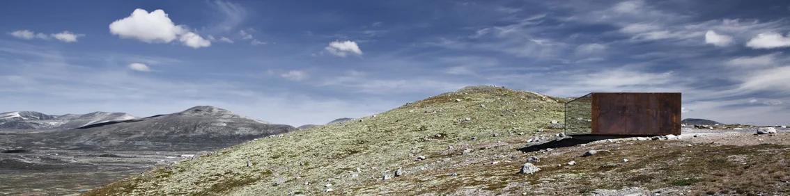 viewpoint SNØHETTA ved Norsk villreinsenter Nord er et sentralt objekt i delprosjekt 1. Foto: Ketil Jacobsen