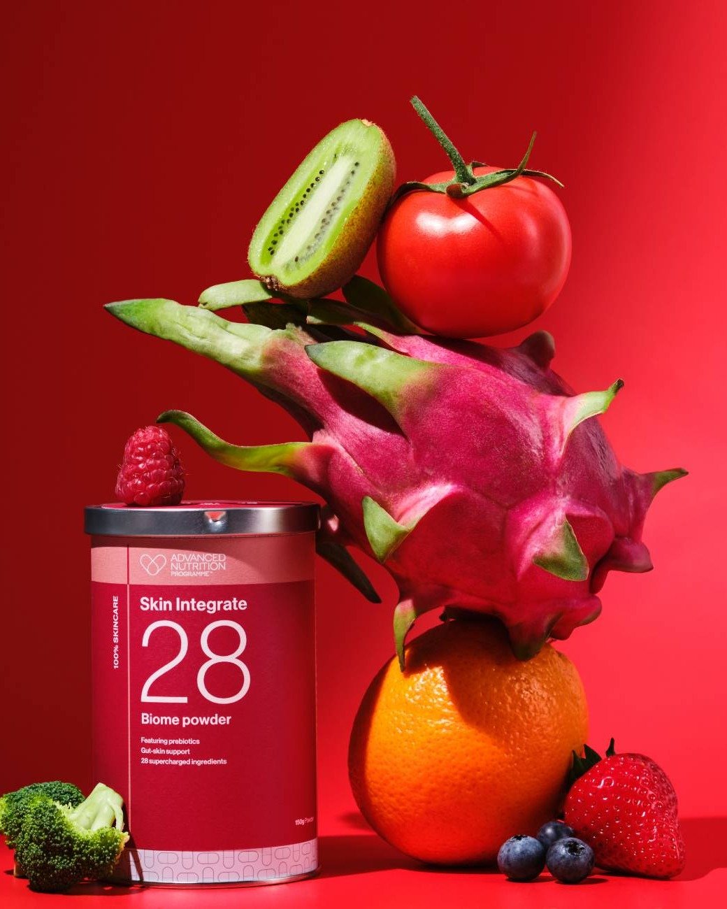 🍓 LUNCH FOR YOUR BIOME 🍓

Skin Integrate 28 acts as &lsquo;lunch for your Biome,&rsquo; combining 28 science-backed, powerhouse ingredients including amino acids, vitamin C, zinc and plant fibres with polyphenols. This is like a &ldquo;superfood fo