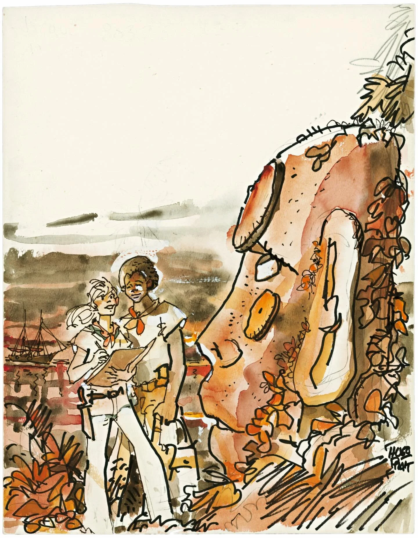 L&rsquo;aventure continue au-del&agrave; des planches⚓️✨

L&rsquo;exposition HUGO PRATT - G&eacute;ographies imaginaires ne se contente pas de nous faire voyager par le dessin ; elle nous invite d&eacute;sormais &agrave; la r&eacute;flexion.
Pour exp