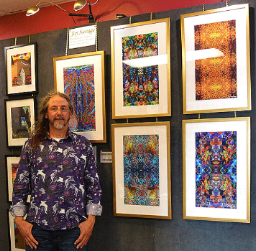 KALEIDOSCOPES AT THE QUILLIN-STEPHENS STUDIO & GALLERY. PHOTO BY SALLY QUILLIN.