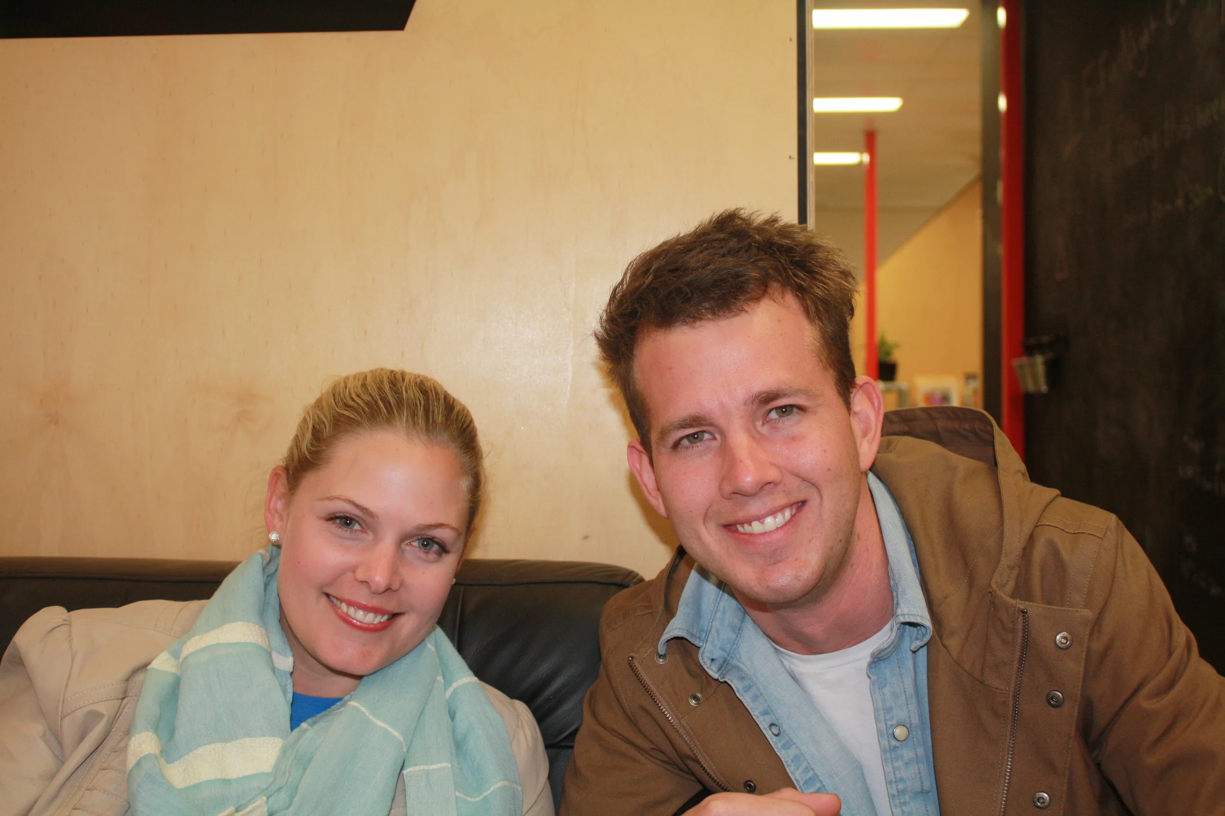 Rebecca Nelson and Rhys Williams, CEO of Make Place
