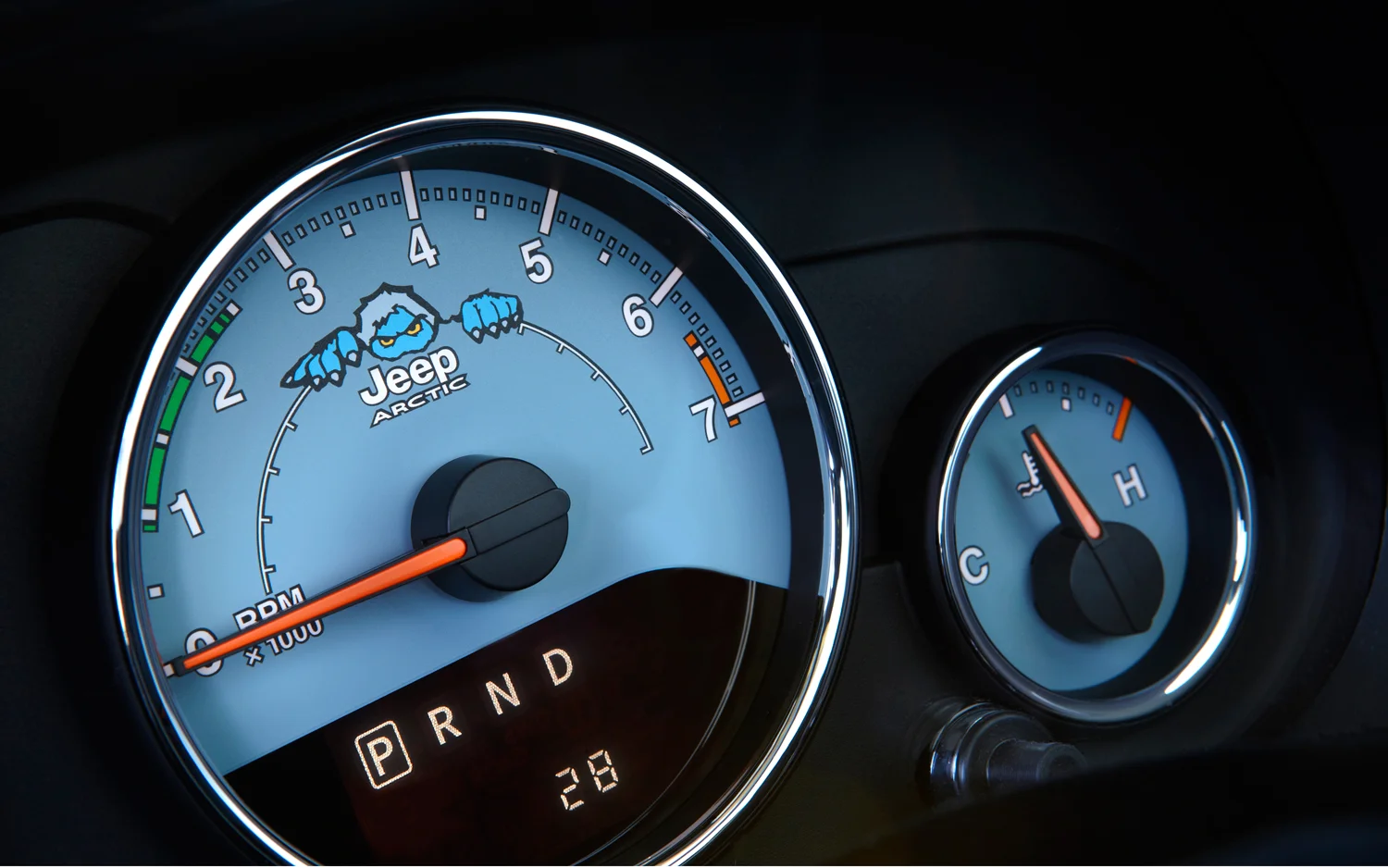 2012 Jeep Wrangler Arctic Edition gauge design